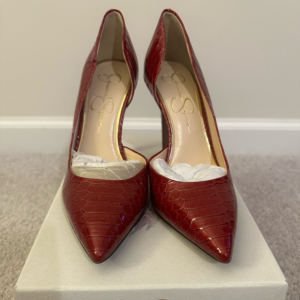 Jessica Simpson Claudette Red 7